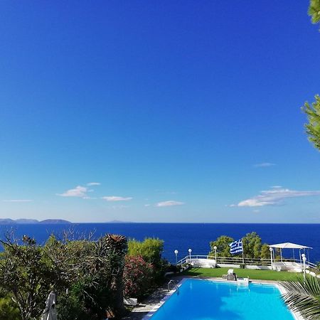 Beautiful, Private Villa By The Sea Agia Marina  Exterior photo